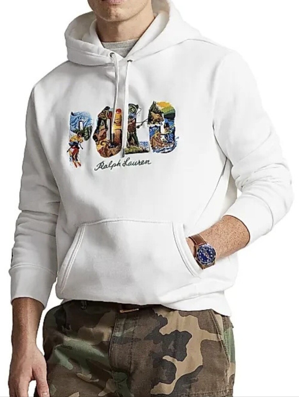 Polo Sportsman Embroidery  By Polo Ralph Lauren  Fleece Hoodie Sweatshirt  LRG